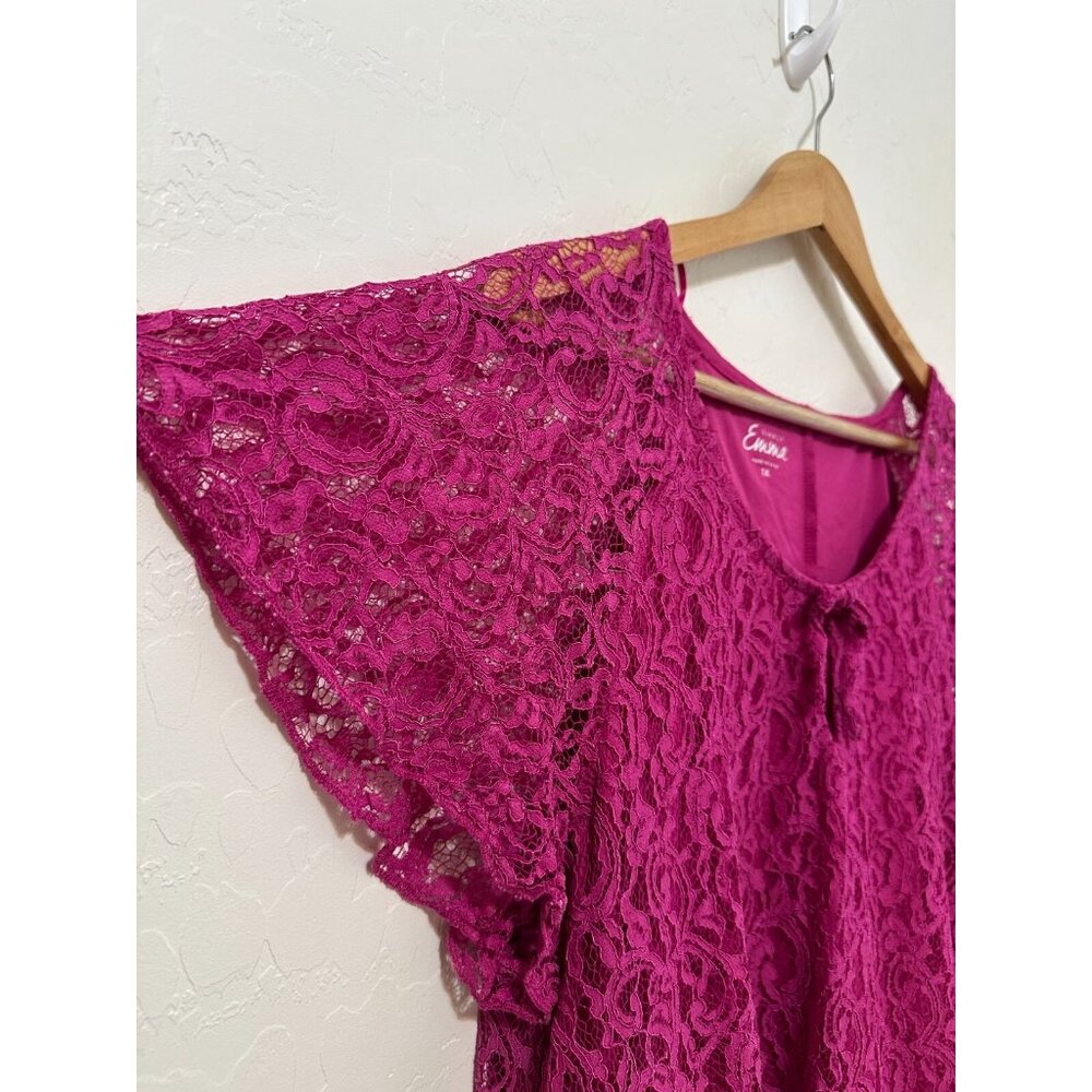 Y2K Simply Emma Womans Crochet Top Size 1X Boho Fairy Feminine Western Boho Work - Picture 11 of 15